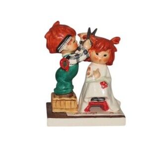 Goebel Hummel RedHead Sheer Nonsense Cutting Hair Vintage  1957